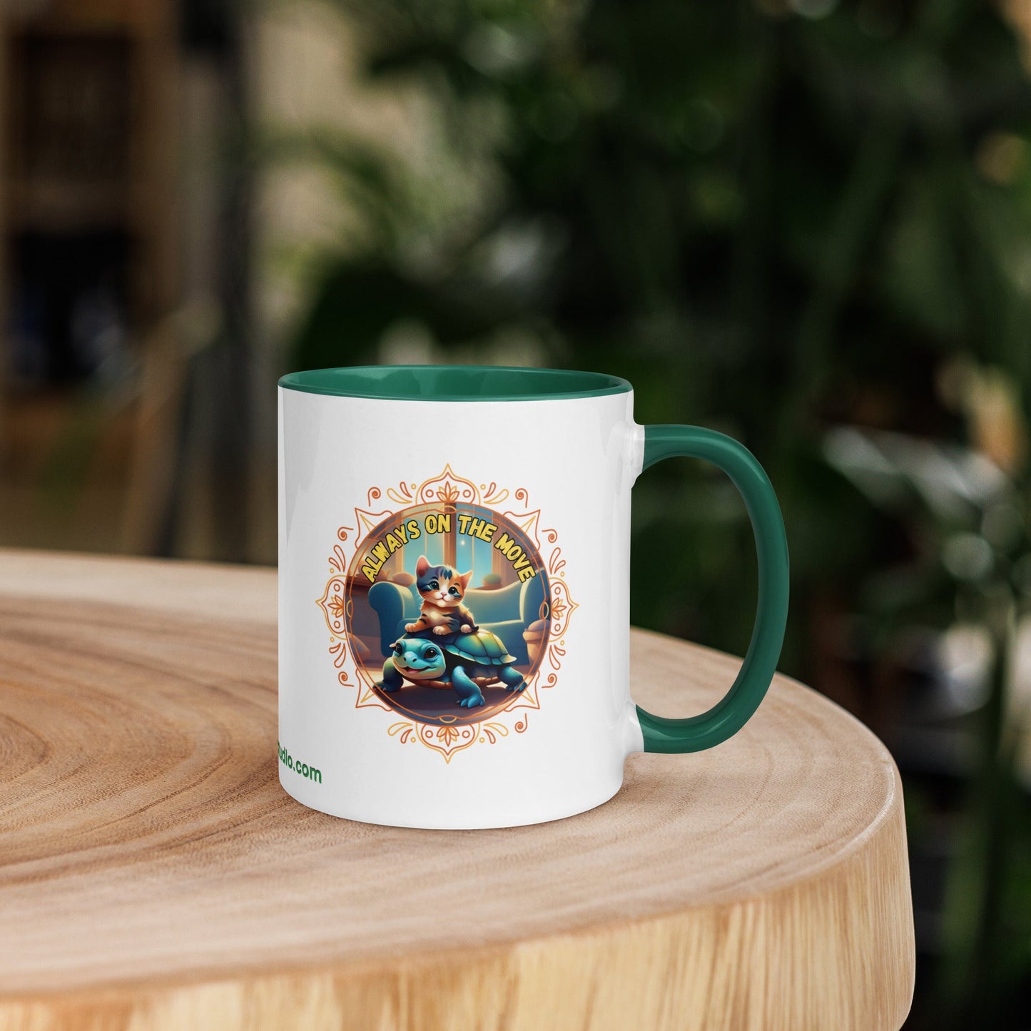 TurtleCraft Creations | "Always On The Move" Mug - TurtleCraft Studio | TurtleCraft Studio