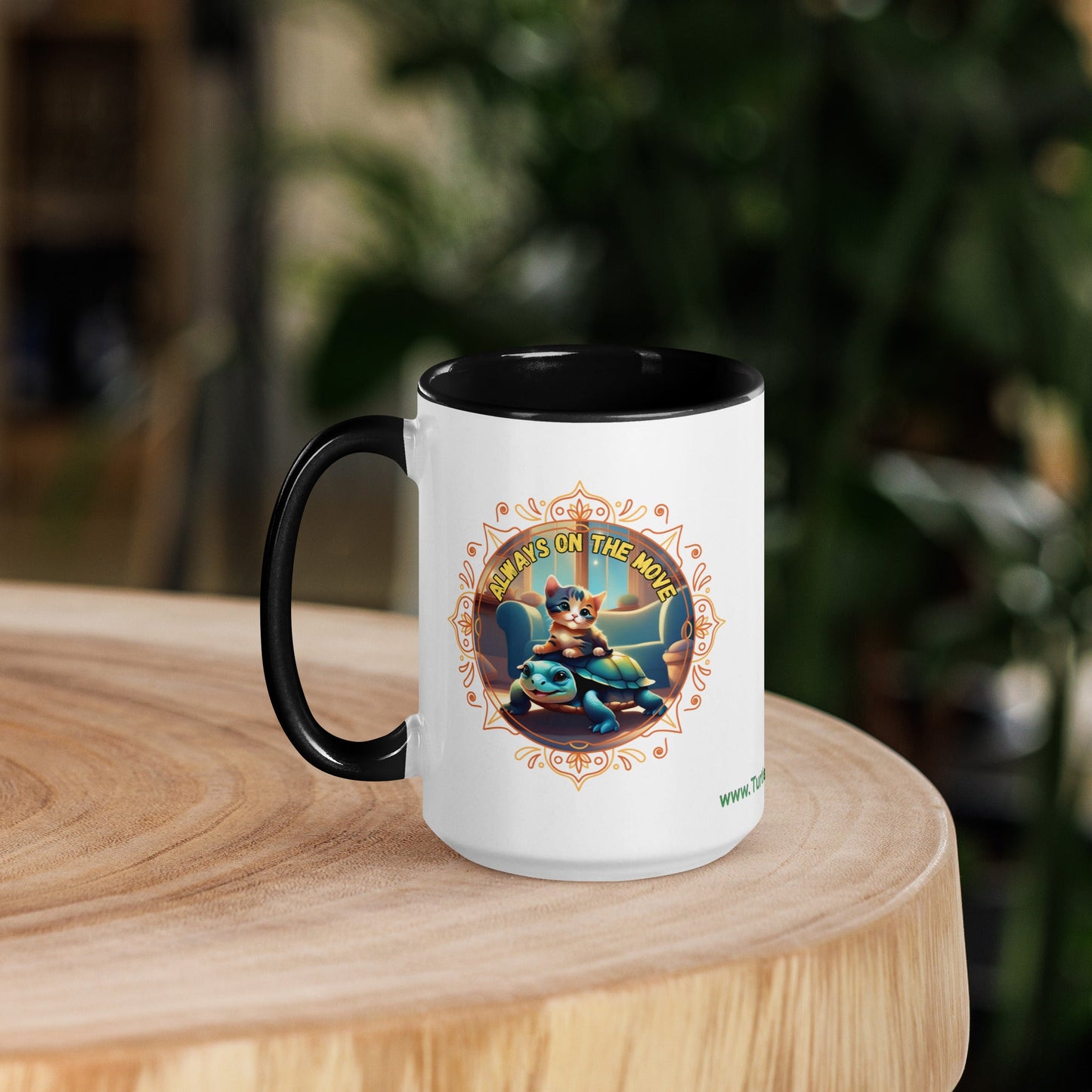 TurtleCraft Creations | "Always On The Move" Mug - TurtleCraft Studio | TurtleCraft Studio