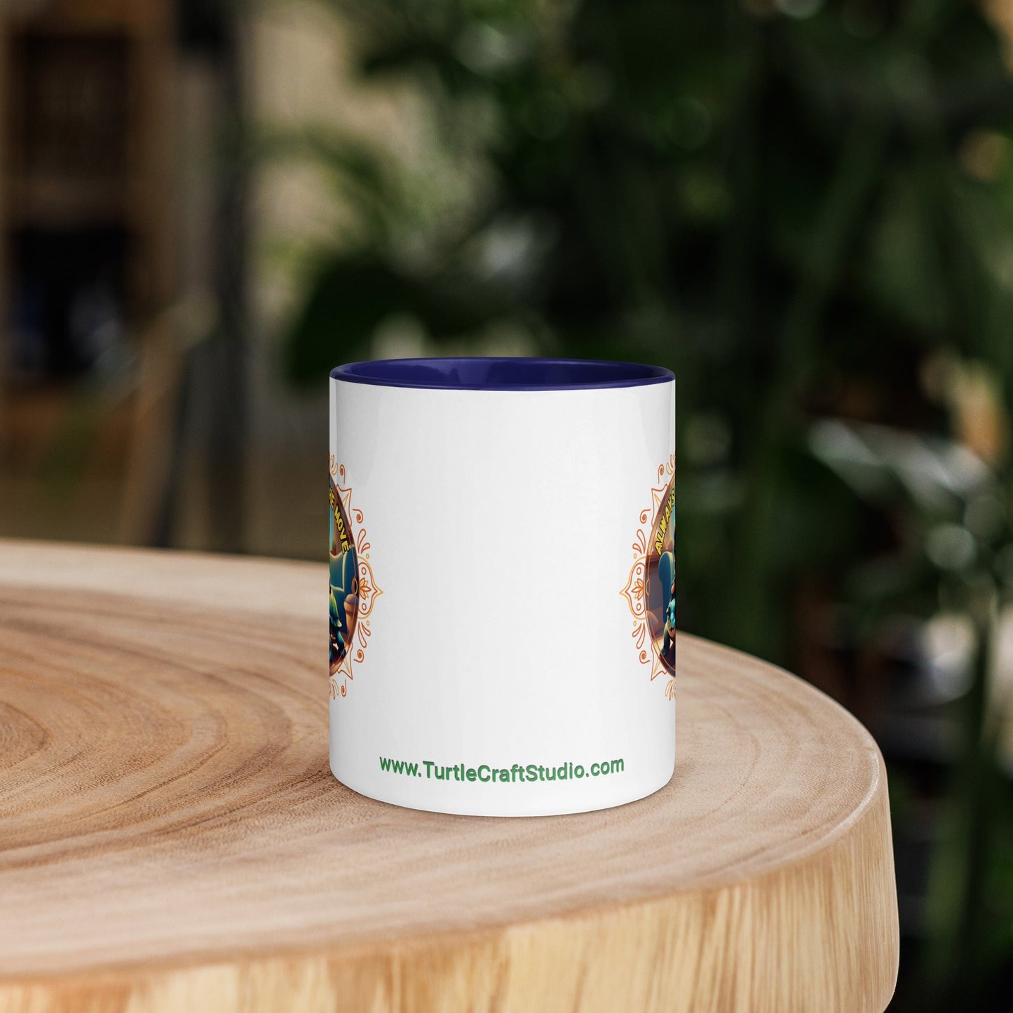 TurtleCraft Creations | "Always On The Move" Mug - TurtleCraft Studio | TurtleCraft Studio