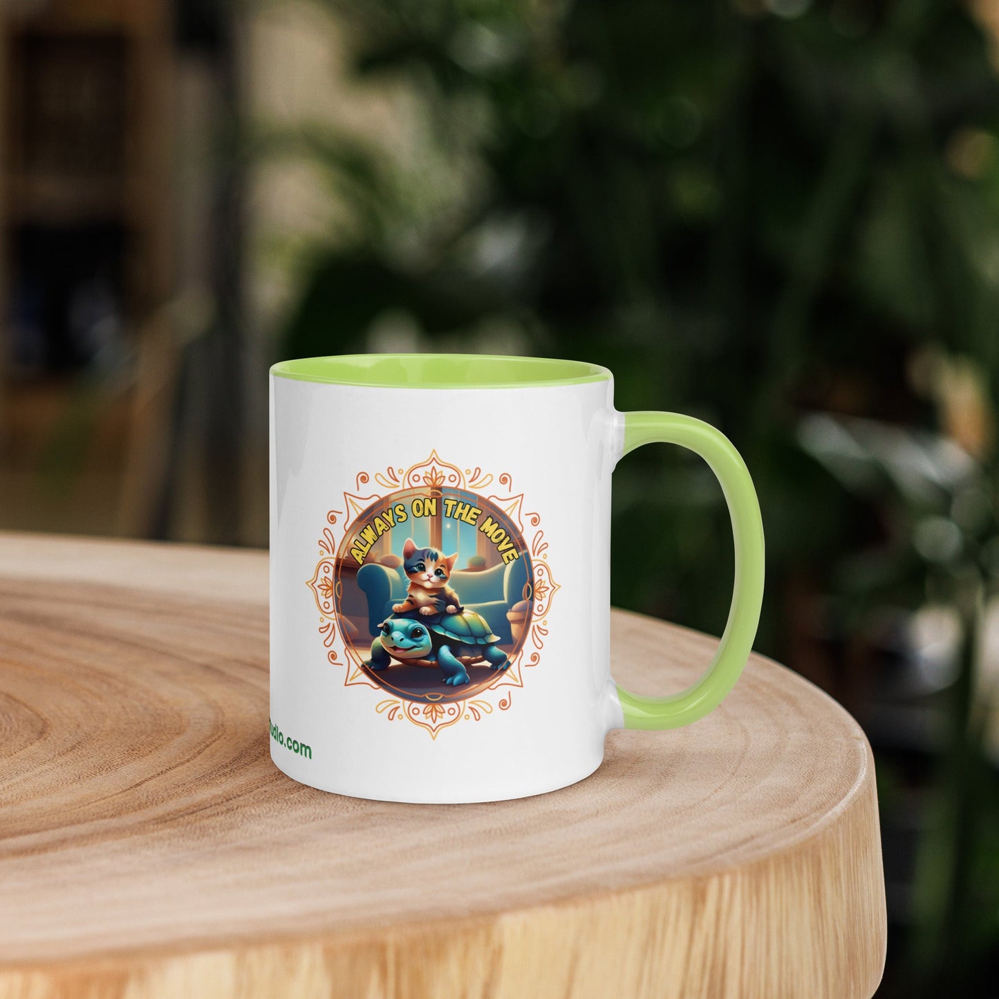 TurtleCraft Creations | "Always On The Move" Mug - TurtleCraft Studio | TurtleCraft Studio