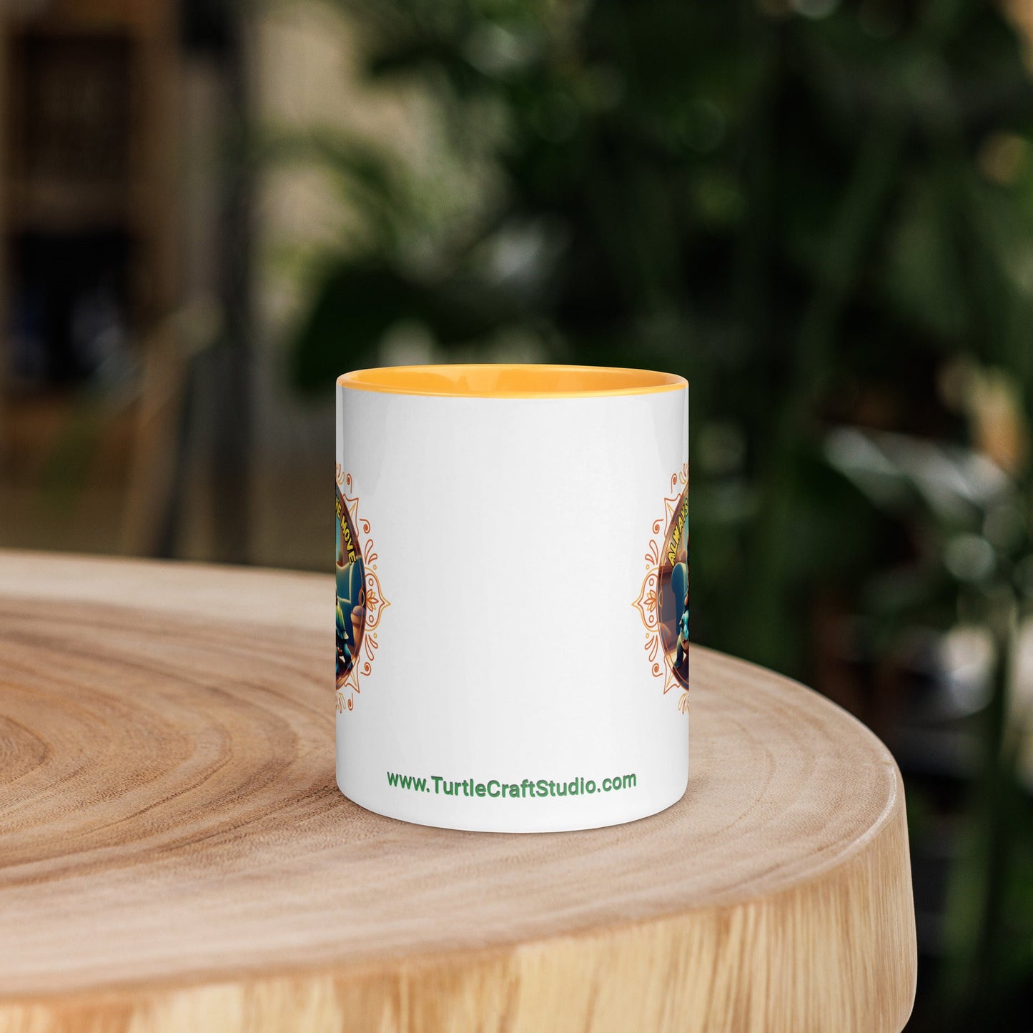 TurtleCraft Creations | "Always On The Move" Mug - TurtleCraft Studio | TurtleCraft Studio