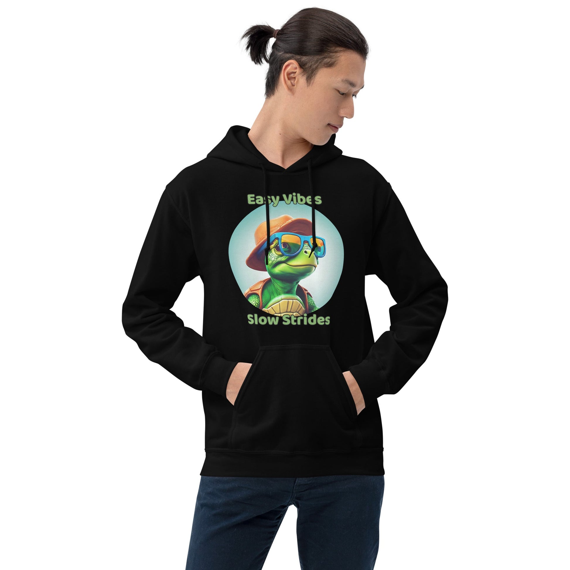 TurtleCraft Creations | "Easy Vibes, Slow Strides" Softshell Snuggler | Hoodie - TurtleCraft Studio | TurtleCraft Studio