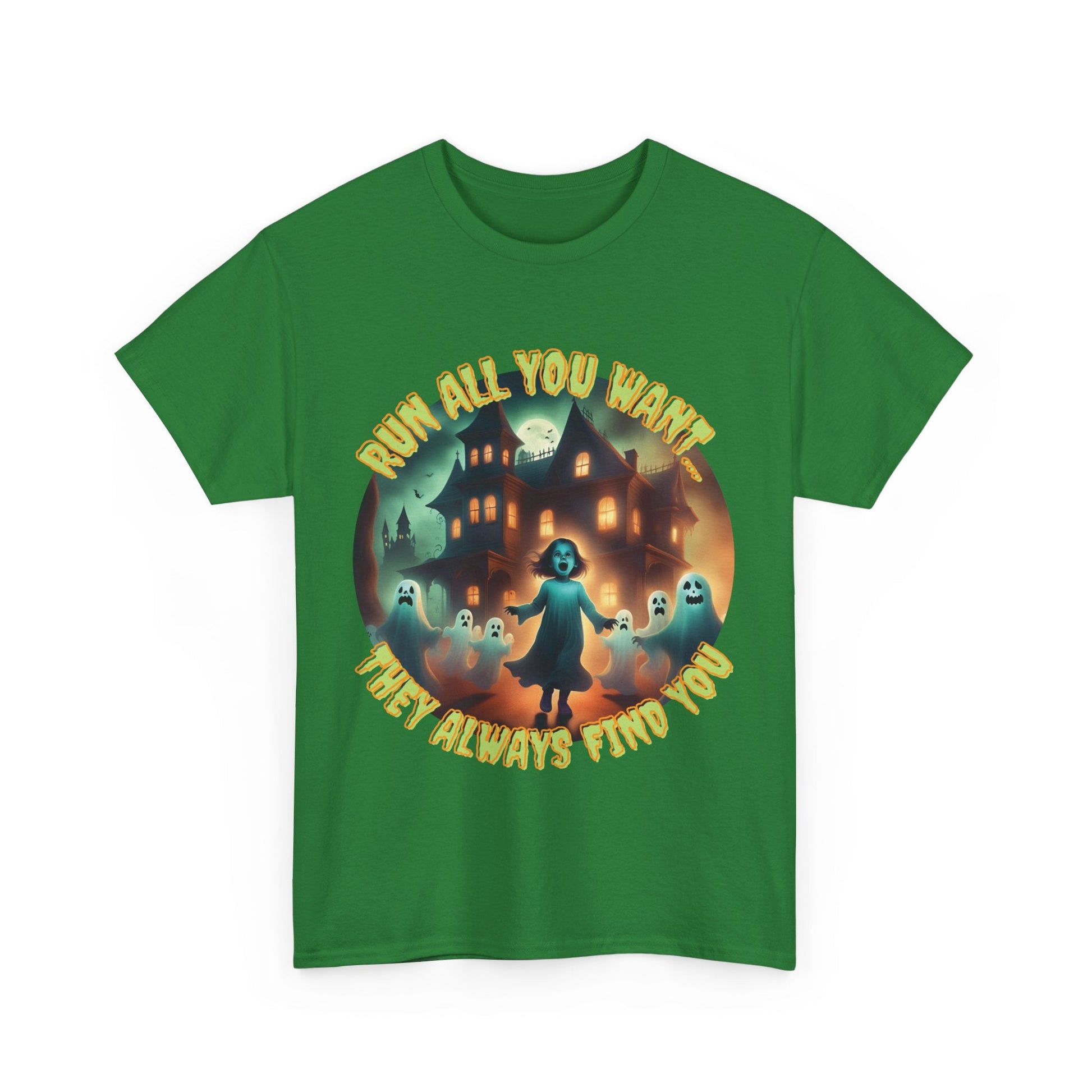 TurtleCraft Creations | "They Always Find You" Halloween T-Shirt - TurtleCraft Studio | TurtleCraft Studio