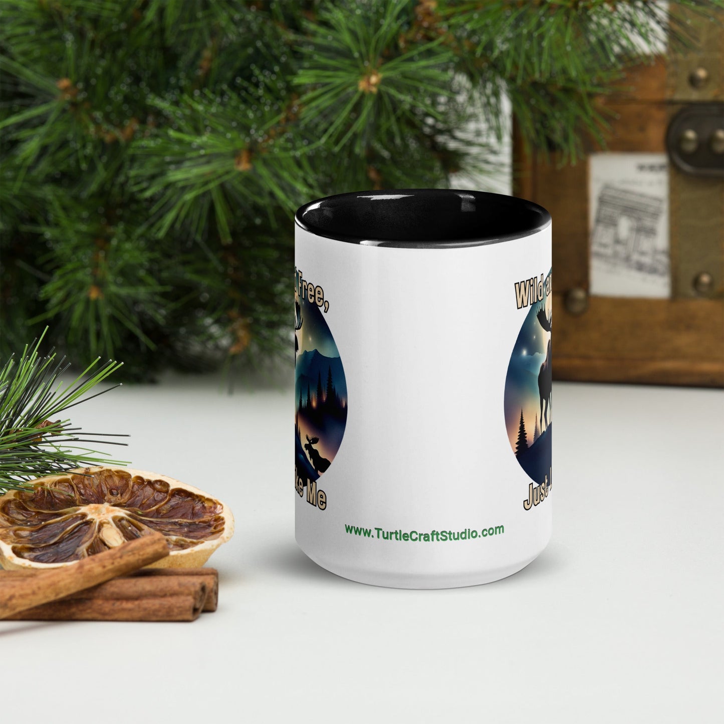 TurtleCraft Creations | "Wild and Free" Mug - TurtleCraft Studio | TurtleCraft Studio