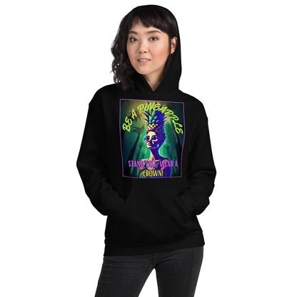 TurtleCraft Live Creations | "Be A Pineapple" Women's Hoodie - TurtleCraft Studio | TurtleCraft Studio