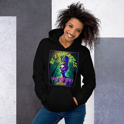 TurtleCraft Live Creations | "Be A Pineapple" Women's Hoodie - TurtleCraft Studio | TurtleCraft Studio