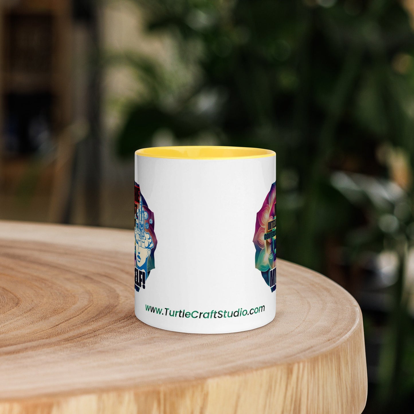 TurtleCraft Live Creations | 'Conversations' Mug - TurtleCraft Studio | TurtleCraft Studio