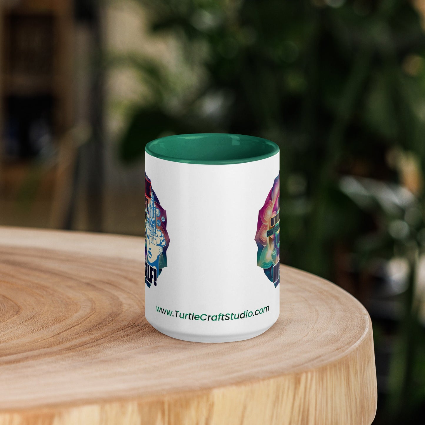 TurtleCraft Live Creations | 'Conversations' Mug - TurtleCraft Studio | TurtleCraft Studio