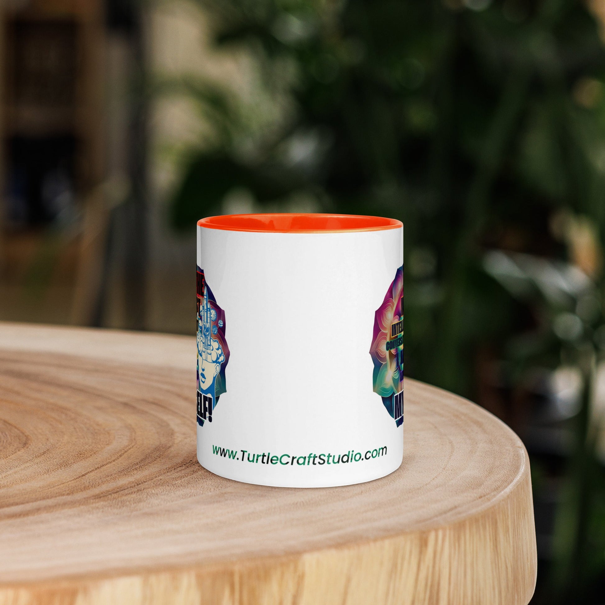 TurtleCraft Live Creations | 'Conversations' Mug - TurtleCraft Studio | TurtleCraft Studio