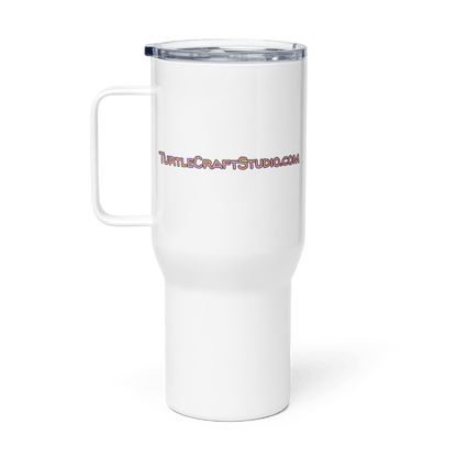 TurtleCraft Live Creations | "Meditate/Elevate" Travel Mug - TurtleCraft Studio | TurtleCraft Studio