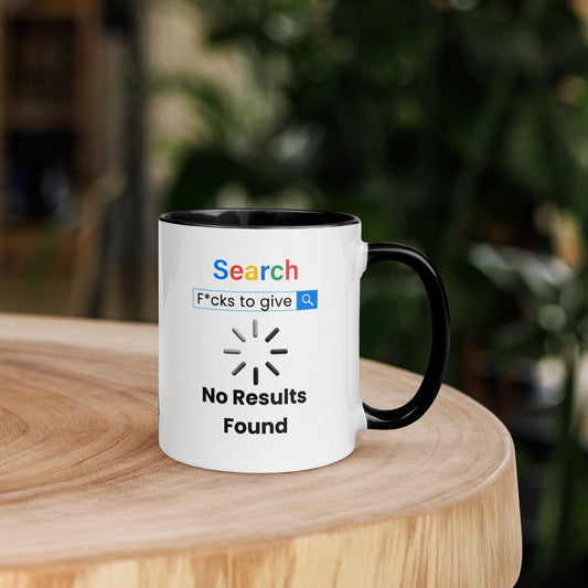 TurtleCraft Live Creations | 'No Results Found' Mug - TurtleCraft Studio | TurtleCraft Studio