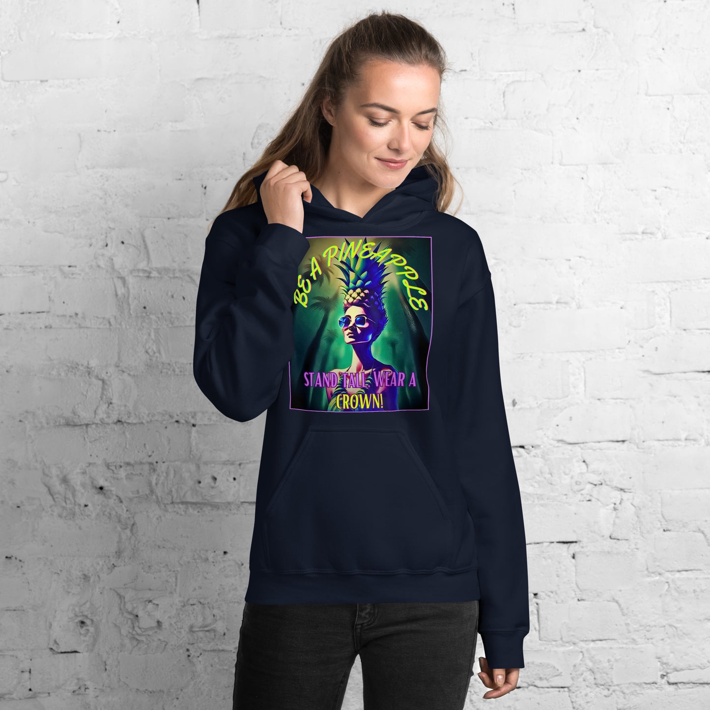 TurtleCraft Live Creations | "Be A Pineapple" Women's Hoodie