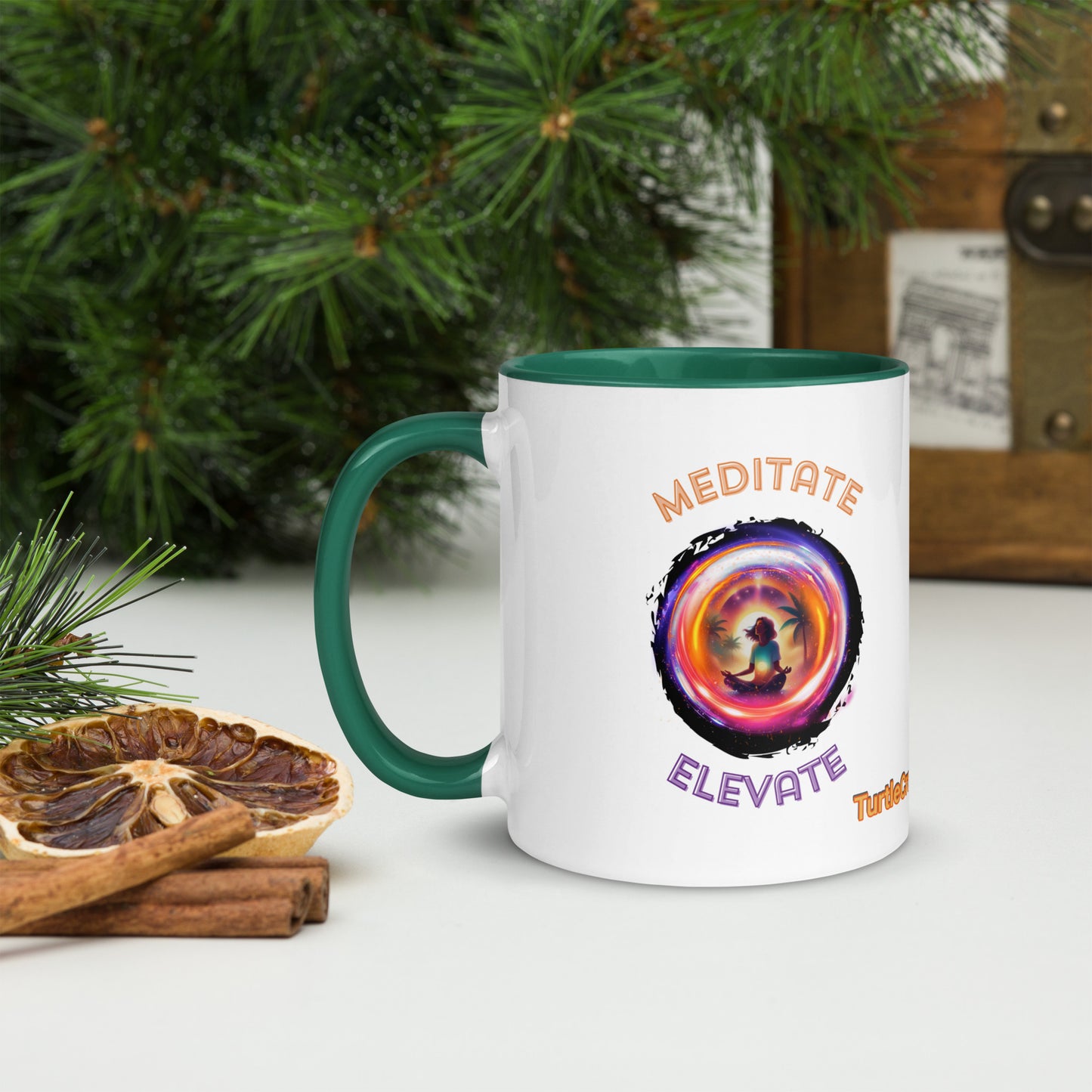 TurtleCraft Live Creations | "Meditate/Elevate" Mug